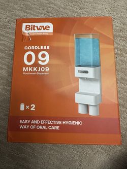 Brand New Mouthwash Dispenser Cordless