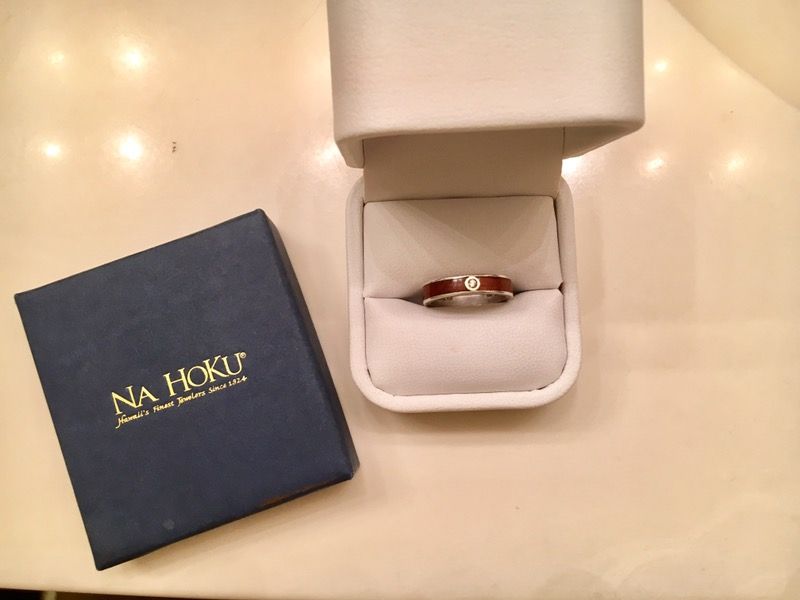 Na Hoku Diamond Koa Wedding Band Size 4 Womens for Sale in Ewa