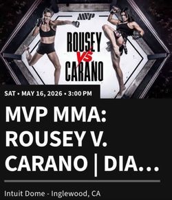 MVP MMA: ROUSEY V. CARANO