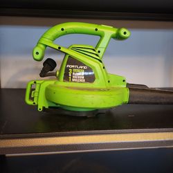 Portland 12 Amp, 3-in-1 Electric  Blower Vacuum Mulcher