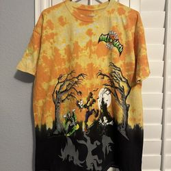 RETRO MODERN DISNEY HALLOWEEN 2019 TYE DYE SHORT SLEEVE T SHIRT SIZE XL