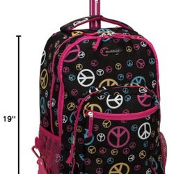 Rockland Rolling Backpack 