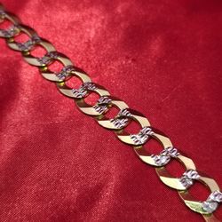 10k Yellow Gold Cuban Bracelet