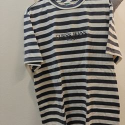 Guess X Infinite Archives Striped T Shirt