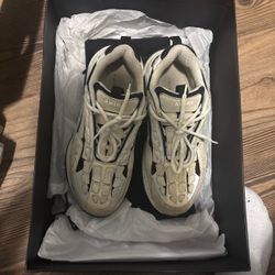 AMIRI Designer Bone Runner Sneakers Grey/White Size 41