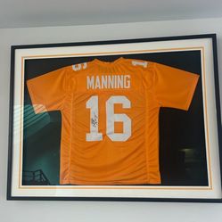 Signed Peyton Manning Tennessee Volunteers Jersey