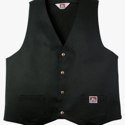 Ben Davis Solid Black Vest