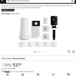 11  Piece Simplisafe System With Extra Equipment (see Details)