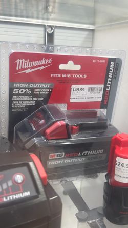 Milwaukee M18 red lithium high output XC8.0 battery