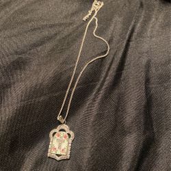 Cadena Con Pendants De Plata 