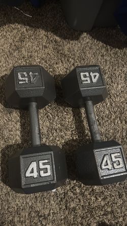 40IB dumbbells