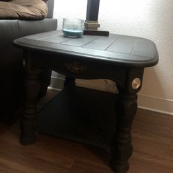 Wood End Table 