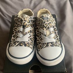 Toddler Girl Cheetah Converse