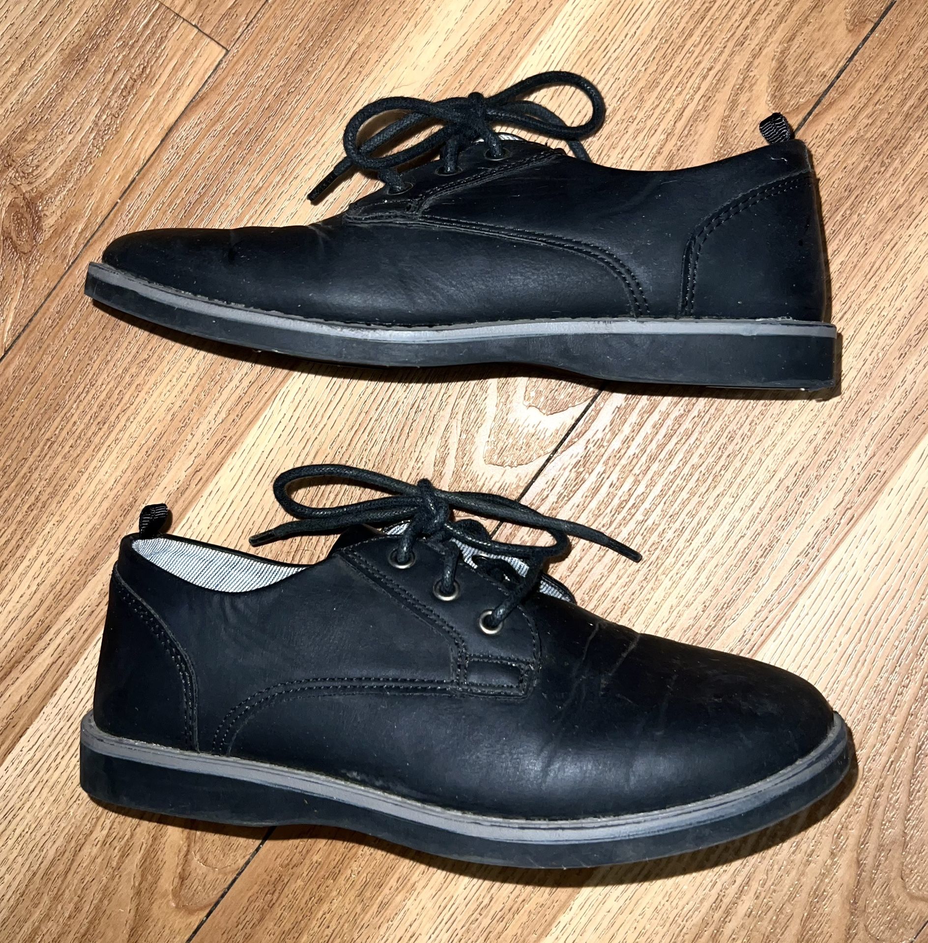 Boys Black Dress Shoes