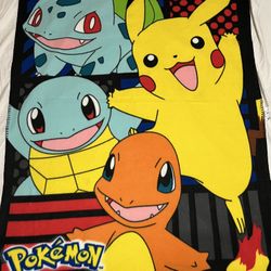2016 Pokemon Blanket