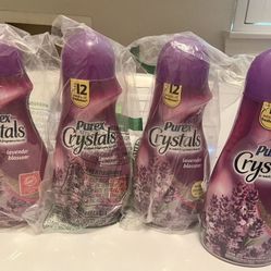 Purex crystals lavender Blossom Scent Booster Brand New   Big size 2.43 lbs each   3 are brand new and 1 has been barely used. All 4 for $15
