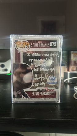 Spider-Man signed funko pop