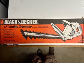Black & Decker Hedge Trimmer.