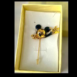 Vintage Disney Mickey Mouse Stick Pin Brooch