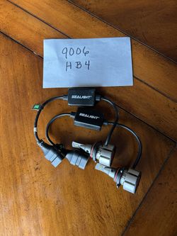 Sealight LED Headlamps 9006 HB4 Brand New 