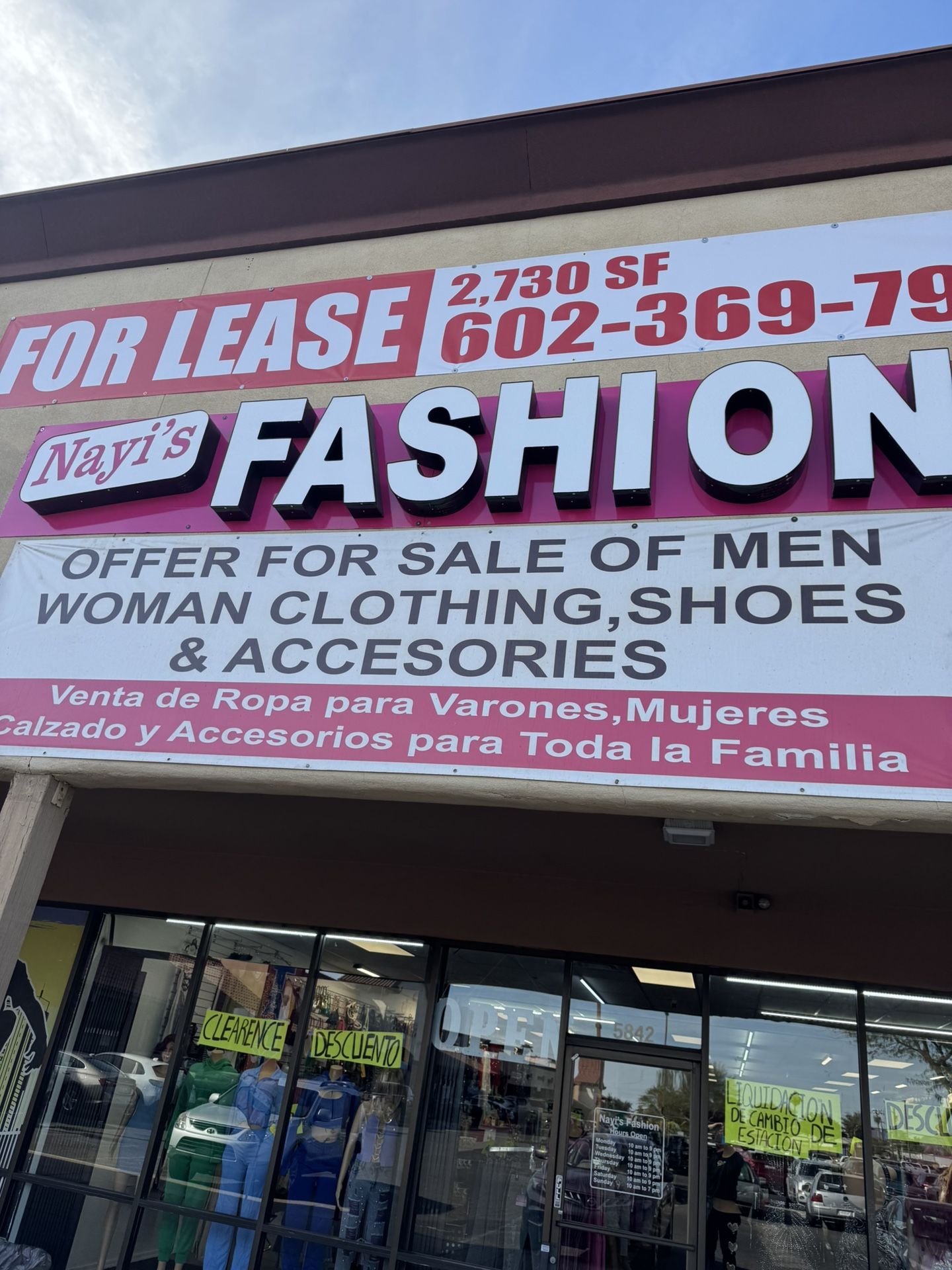 SUB LEASE AVAILABLE EITHER PARTIAL OR FULL