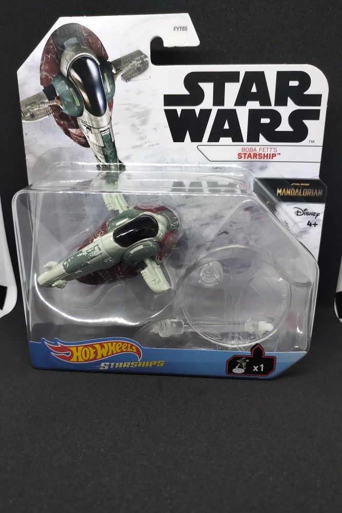 Star Wars Bobs Fetts Starship Hot Wheel Starships