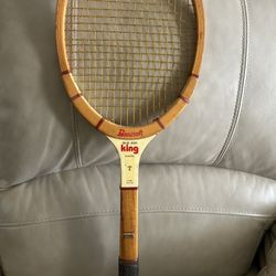 Vintage Bancroft Tournament Billy Jean King by Bancroft Tennis Racquet Wood