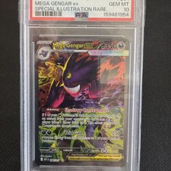 2026 POKEMON ASCENDED HEROES MEGA GENGAR EX PSA 10