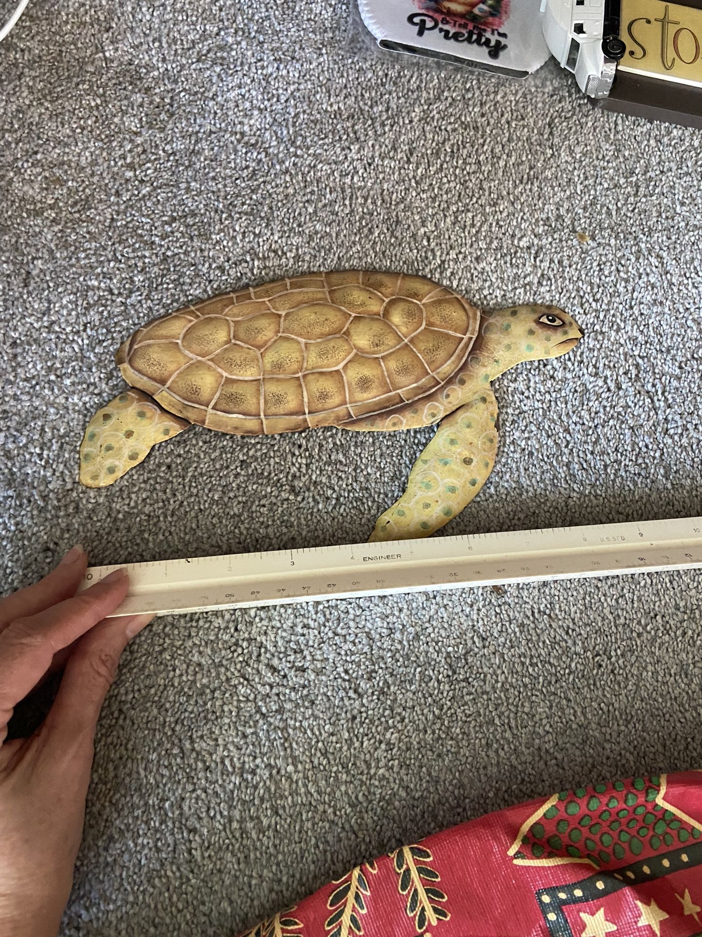 Metal Turtle Wall Hanging