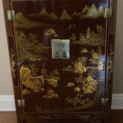 Asian Inspired Cabinet 