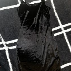 Black Silk Dress Small