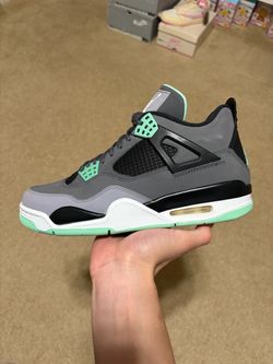 Size 9 - Nike Air Jordan 4 Retro Green Glow