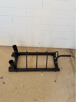 Rolling Bumper plate weight rack