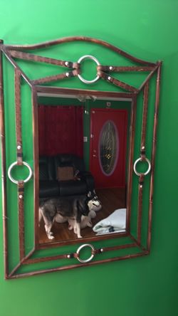 Decorative Metal Framed Wall Mirror