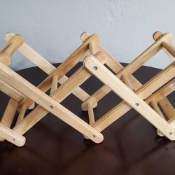 Kamenstein Wood Wine Rack 