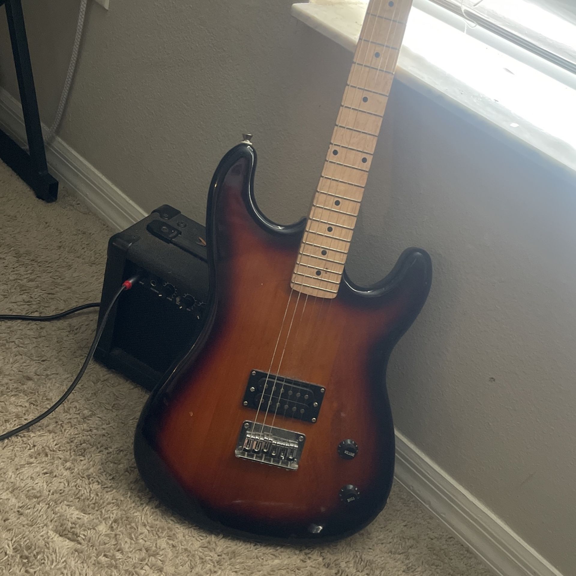 Electric Guitar W Amp