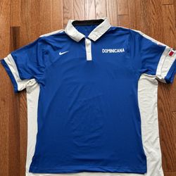 Dominican Republic National Basketball Federation Polo Shirt TAILORED to Size M