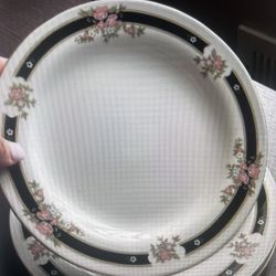 vintage Plates And Cups And Saucers And Dessert Plates