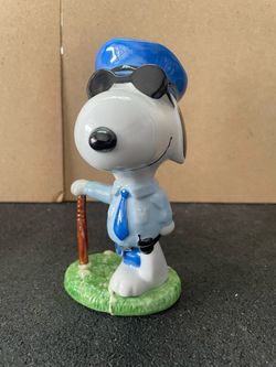 Policeman Snoopy Ceramic Figurine