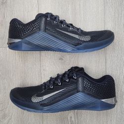Nike Metcon 6 AMP Training Gym Shoes Black Pewter CT1241-001 Mens Size 10 Rare New