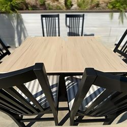 Custom Solid Wood Dining Set