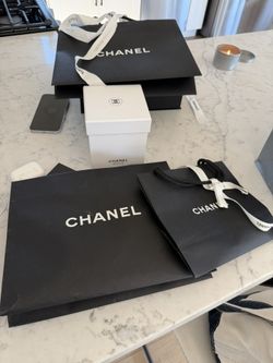 Designer Black Dust Bag Paper Bags Boxes Ribbon