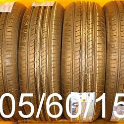 4 New Tires For Sale 205/60/15 We Service Motorcycle Tires