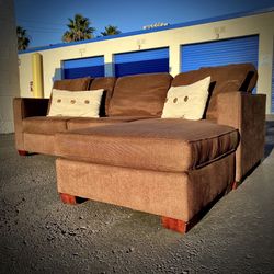 Dark Brown Modern Sectional Sofa
