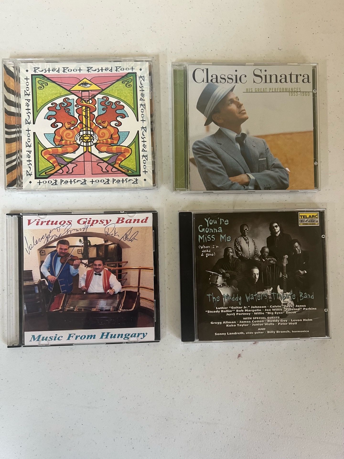 4 CD Music Package + Hungarian gypsy band autographs