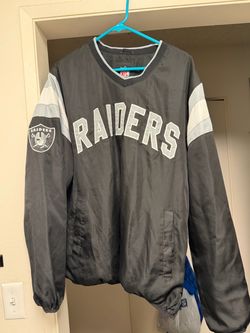 NFL Raiders Pullover Windbreaker size xl Jacket
