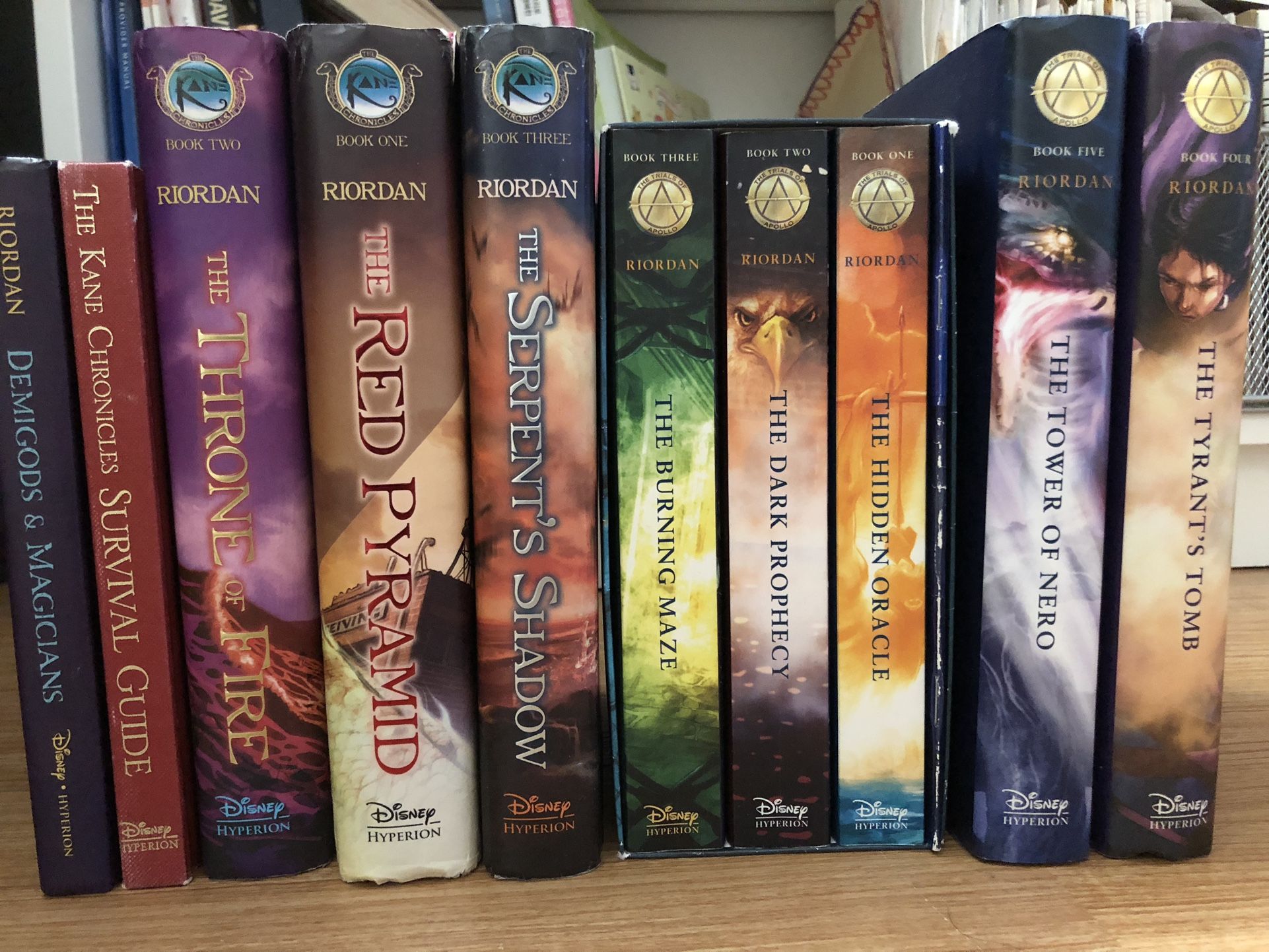 Kids Book-Rick Riordon The Trials Of Apollo & The Kane Chronicles