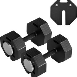 Adjustable Dumbbell Sets, Each 50/80/90LB Pairs Durable Steel Build, Free Weights Dumbbells