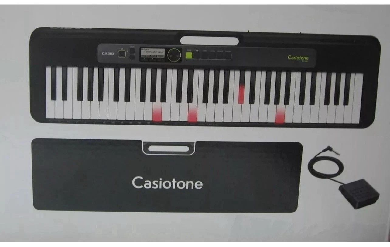 Casio Casiotone 61-Key Lighted Keyboard Protective Case Bundle
