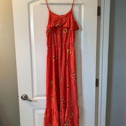 Orange Maxi Dress